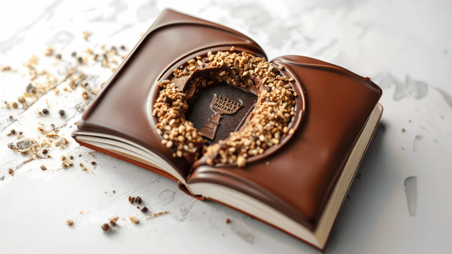 Bücher sind wie Schokolade – süß, verführerisch, voller magischer Überraschungen.
