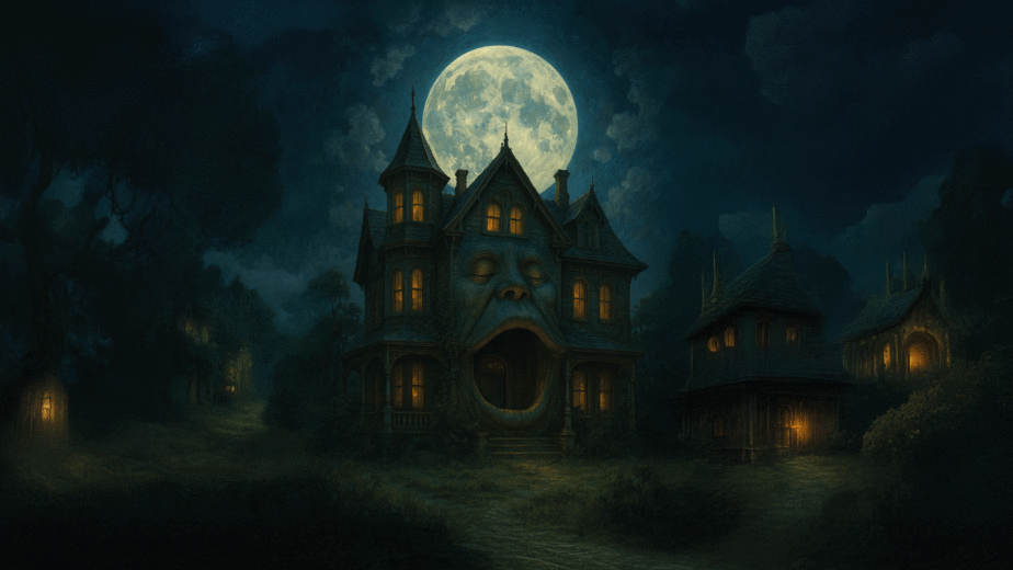 Das Haus, das nur bei Vollmond atmet – Ein altes Anwesen mit eigenem Bewusstsein.