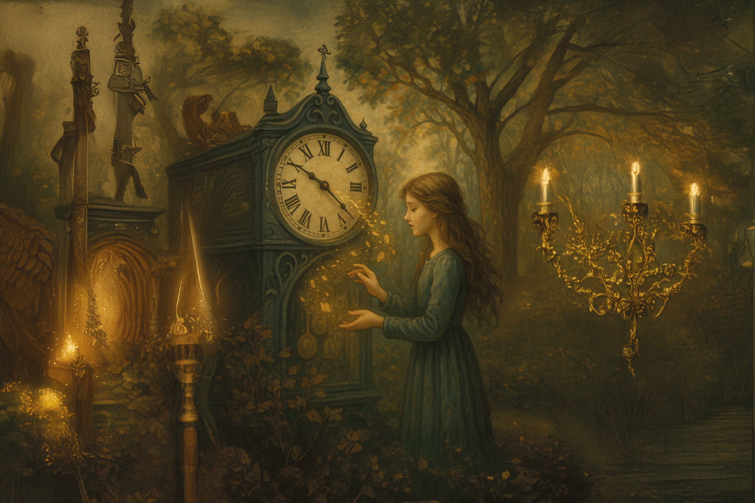 Die Uhr, die Sekunden stiehlt – Jede verlorene Sekunde birgt ein Stück Erinnerung.