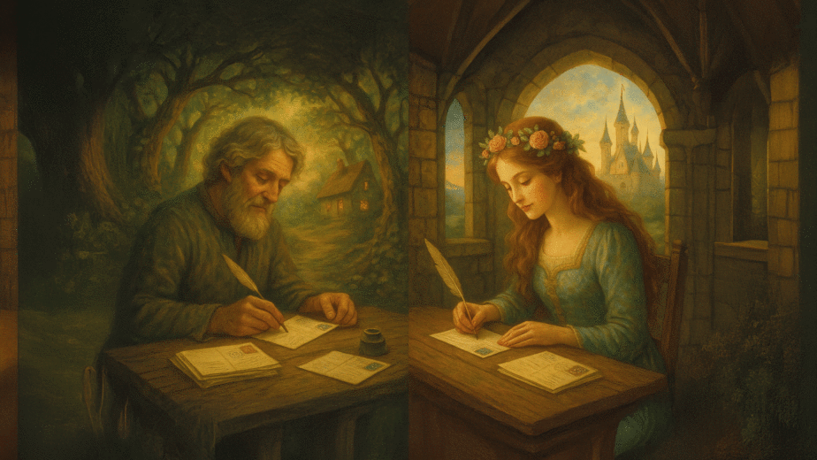 Postkarten aus einem anderen Leben – Zwei Menschen schreiben sich über Jahrzehnte hinweg.