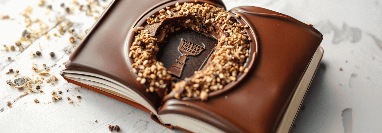 Bücher sind wie Schokolade – süß, verführerisch, voller magischer Überraschungen.