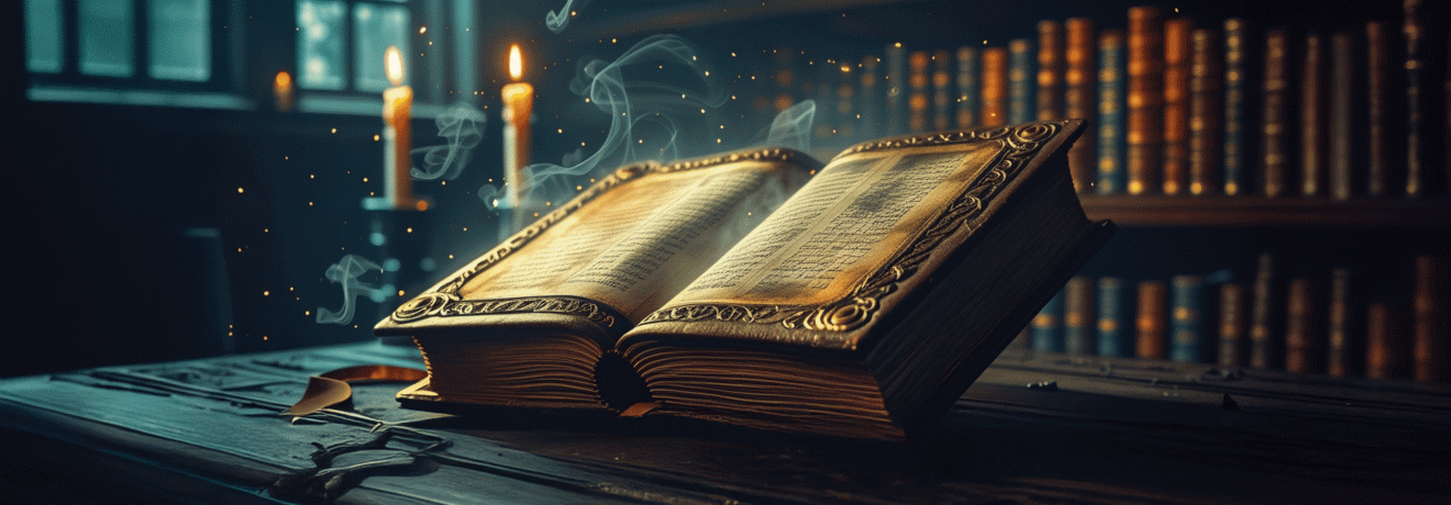 Das geheime Buch, verborgen im Schatten alter Bibliotheken, hütet Antworten auf Fragen, die niemand zu stellen wagt.