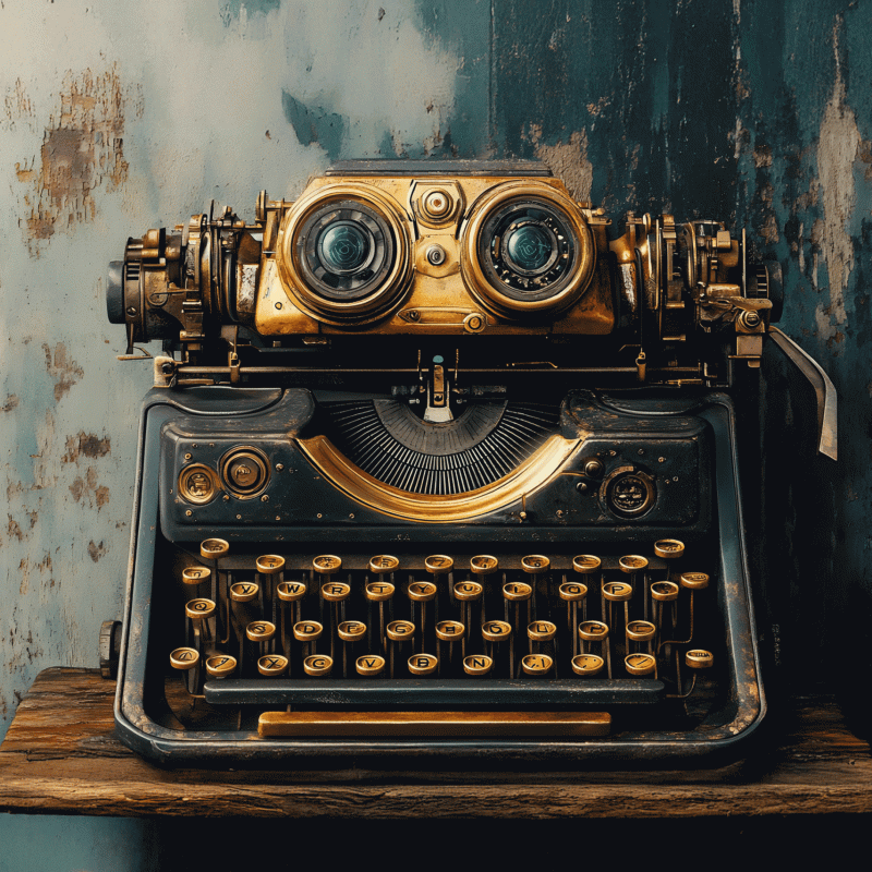 Die geheimnisvolle Schreibmaschine schreibt Geschichten, die Leben verändern.