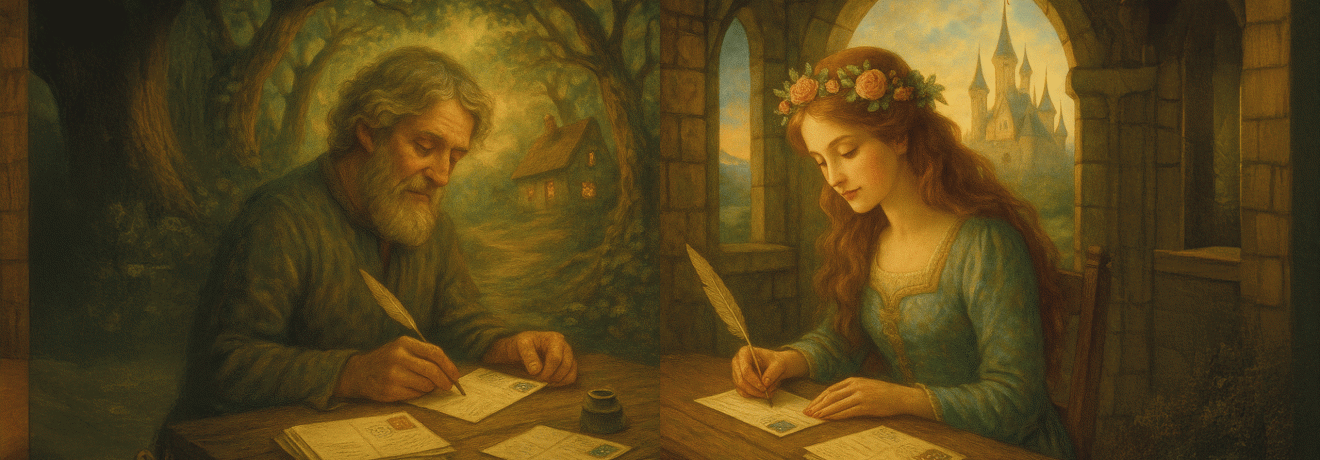 Postkarten aus einem anderen Leben – Zwei Menschen schreiben sich über Jahrzehnte hinweg.