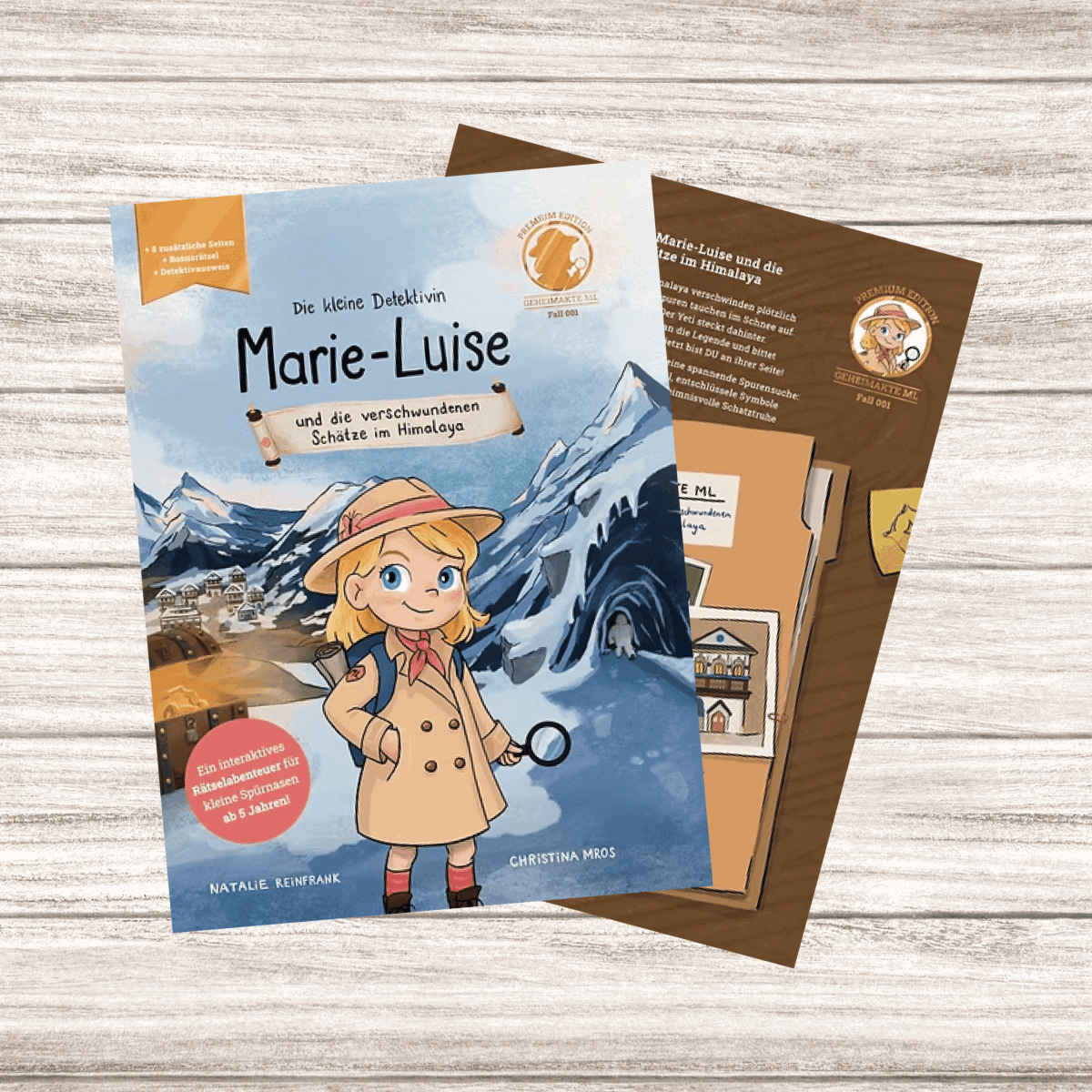 Geheimakte ML – Fall 001 | Interaktives Detektiv-Rätselbuch ab 5 Jahren